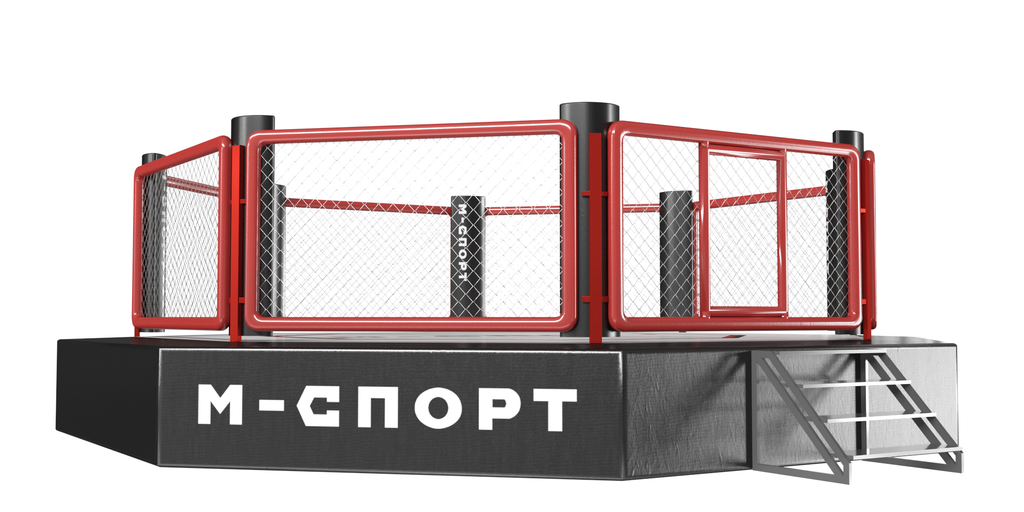 Октагон на помосте 0,5м с обходной зоной 1м диаметром 8м