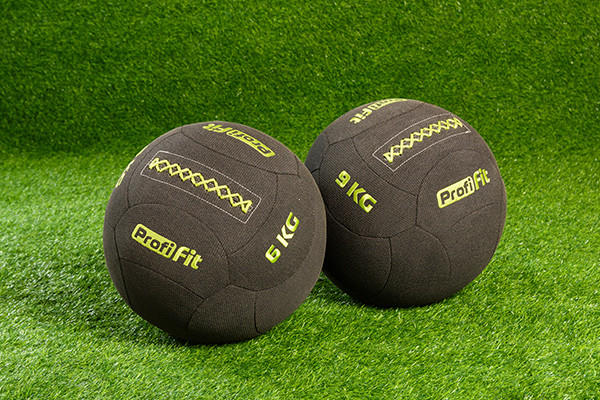 МЕДИЦИНБОЛ НАБИВНОЙ КЕВЛАРОВЫЙ (KEVLAR WALLBALL) PROFI-FIT 6 КГ